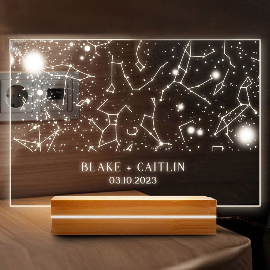 Night Sky by Date Plaque