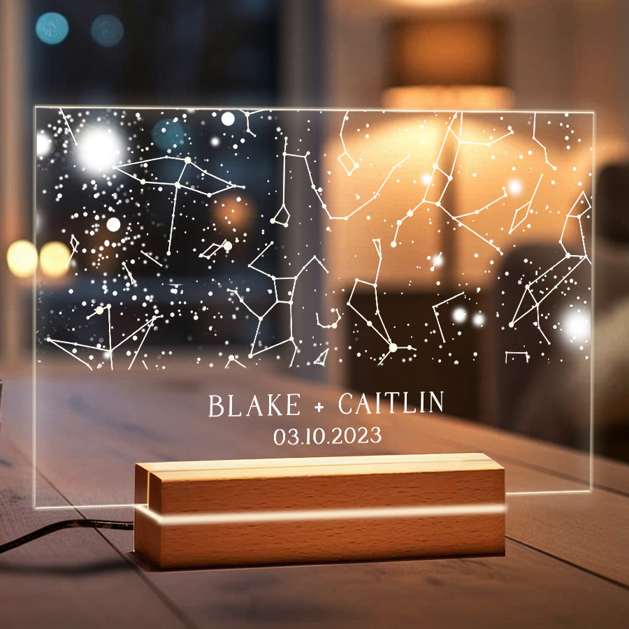 Night Sky by Date Plaque