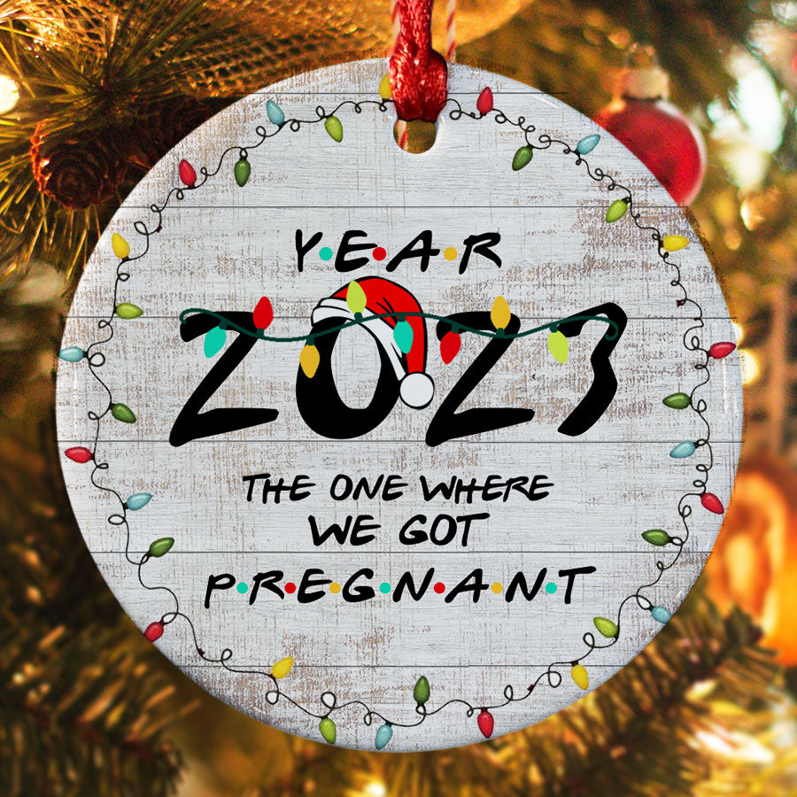 Pregnant Christmas Ornament