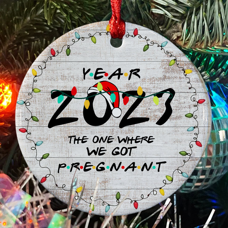 Pregnant Christmas Ornament