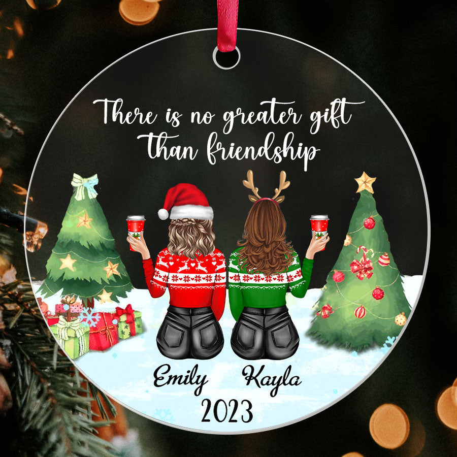 There Is No Greater Gift Than Friendship Ornament