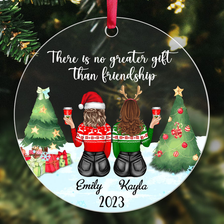 There Is No Greater Gift Than Friendship Ornament