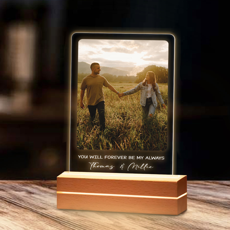 Custom Photo Acrylic Plaque Led Night Light