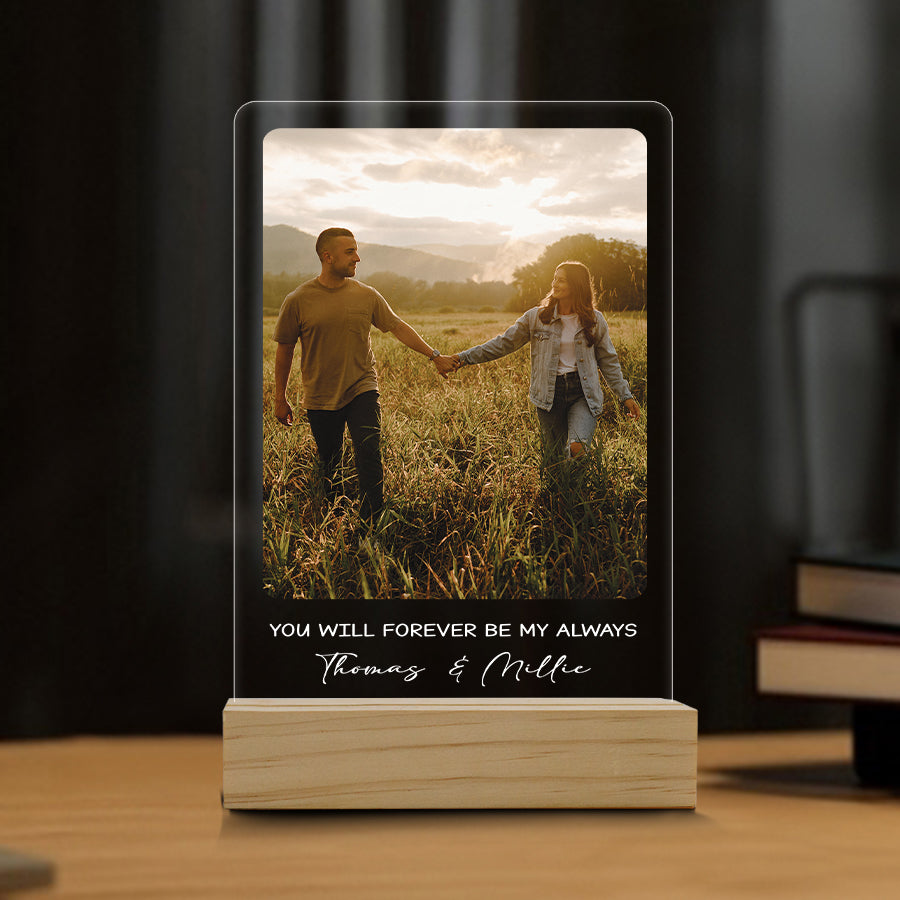 Custom Photo Acrylic Plaque Led Night Light