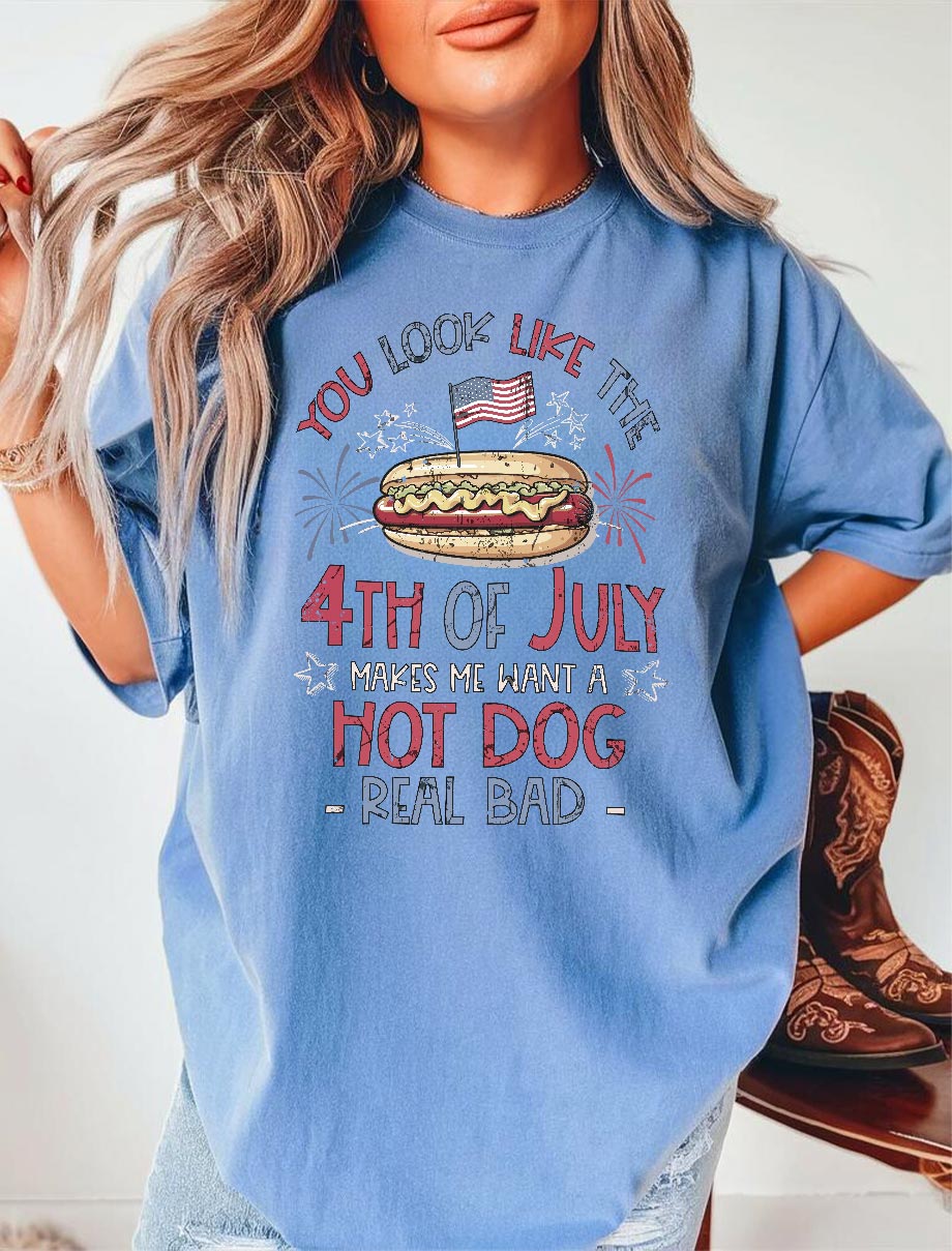 4th July Hot Dog Lovers Shirt