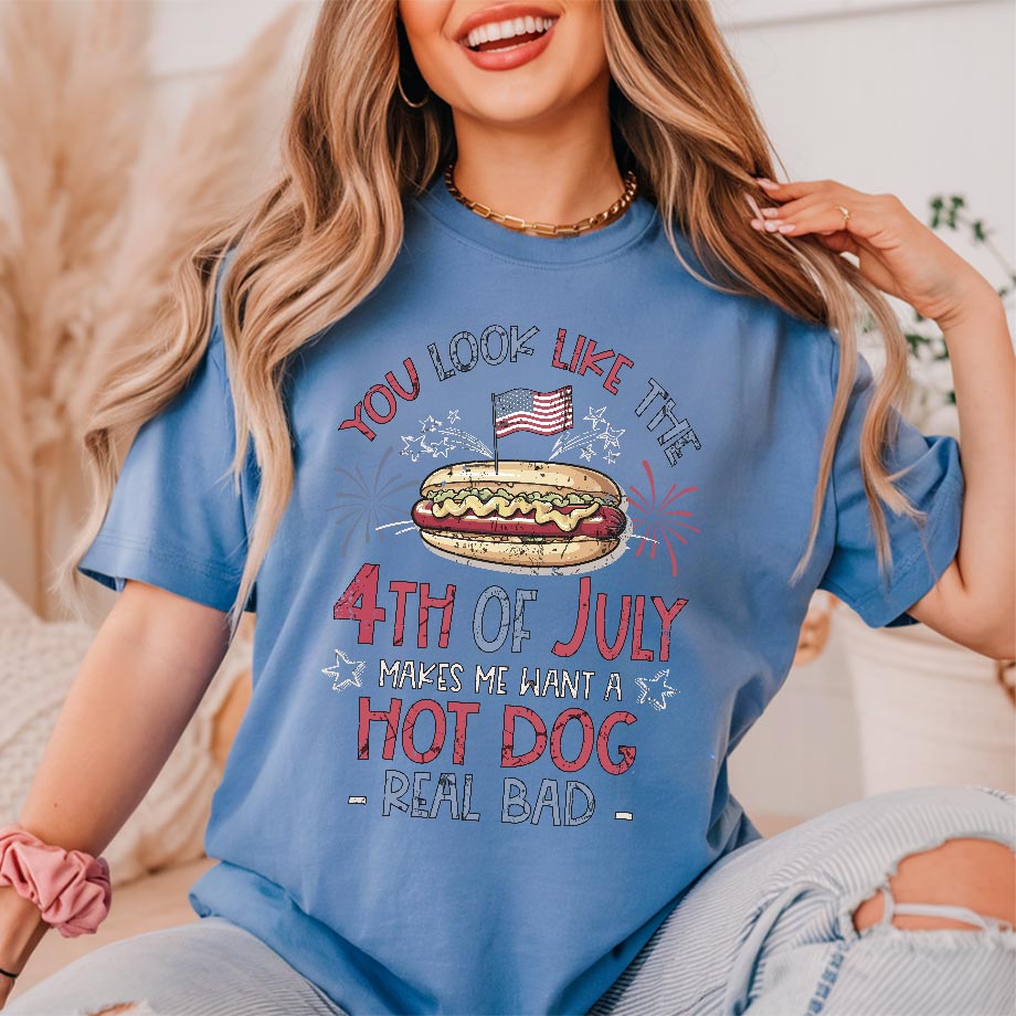 4th July Hot Dog Lovers Shirt