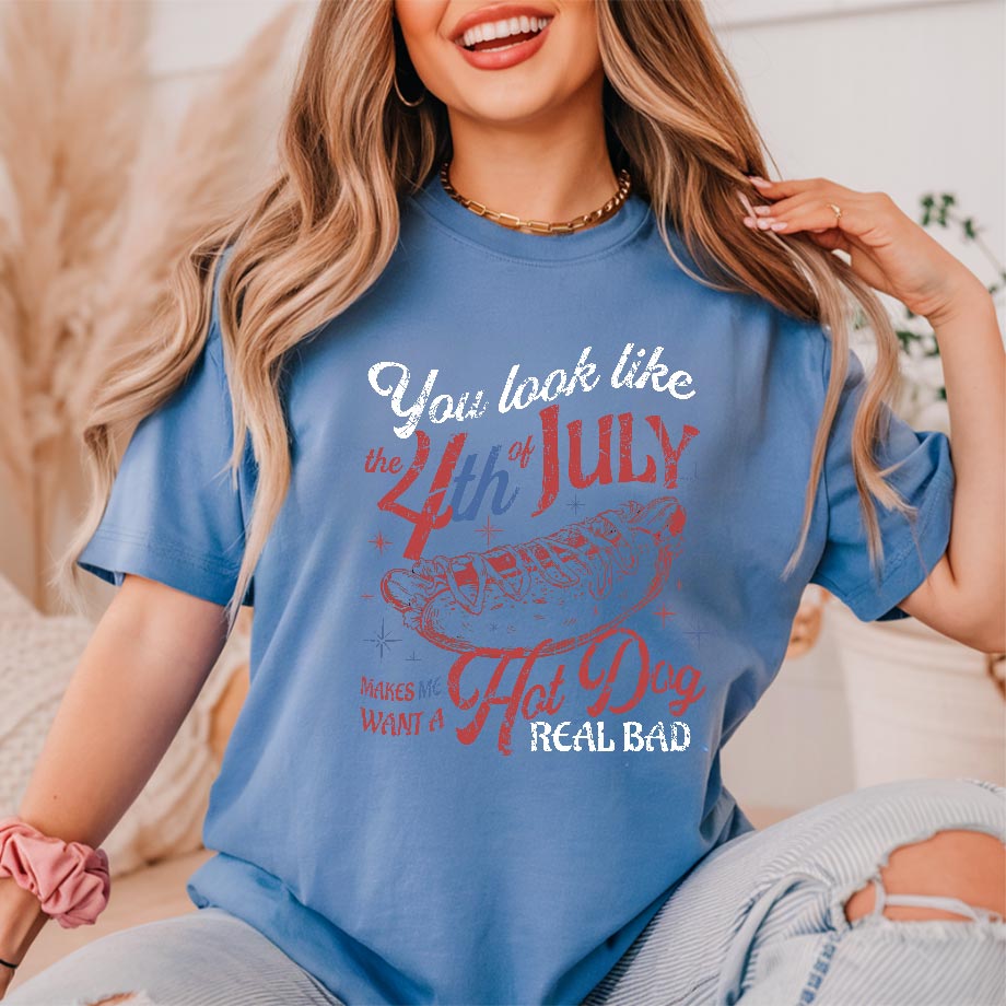 4th July Hot Dog Lovers T – Shirt