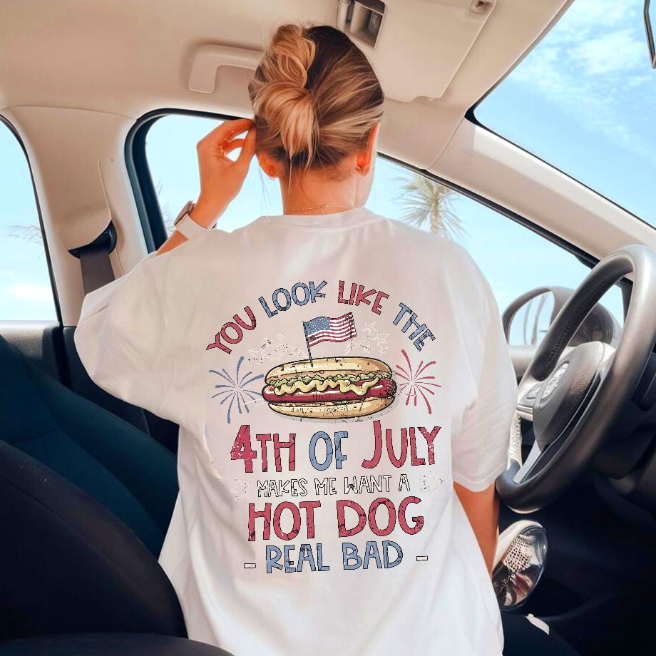 4th July Hot Dog Lovers Shirt