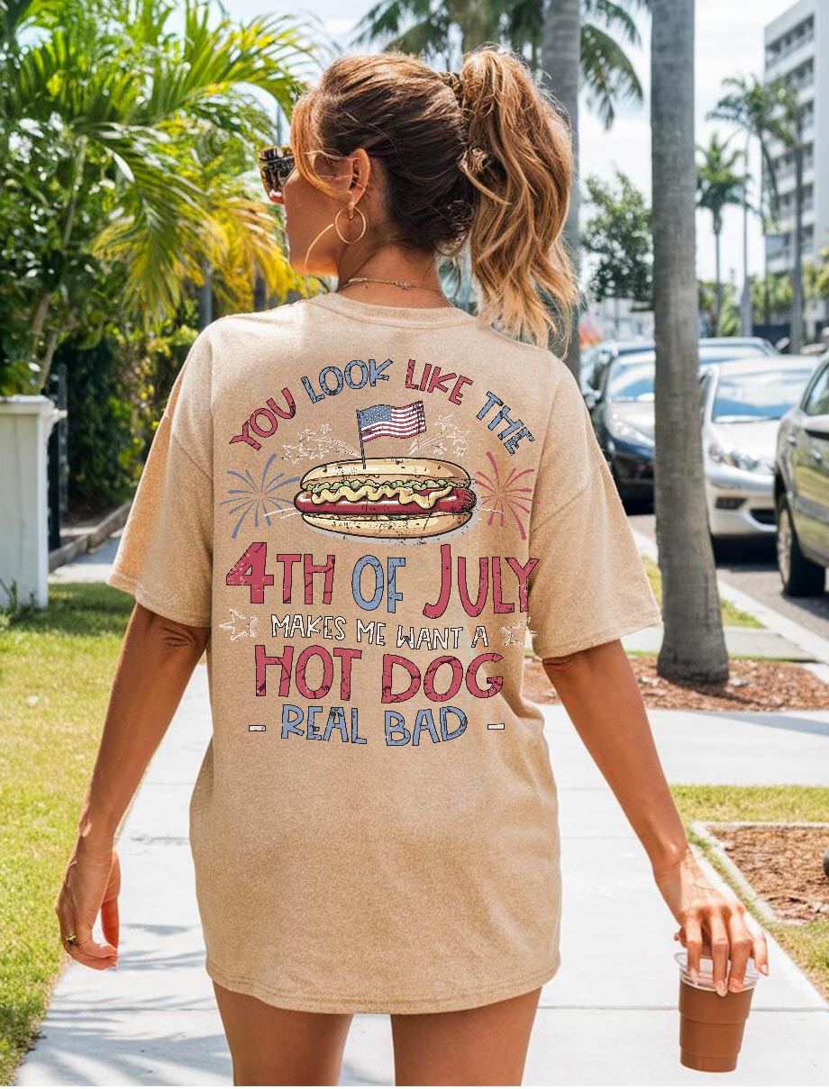 4th July Hot Dog Lovers Shirt