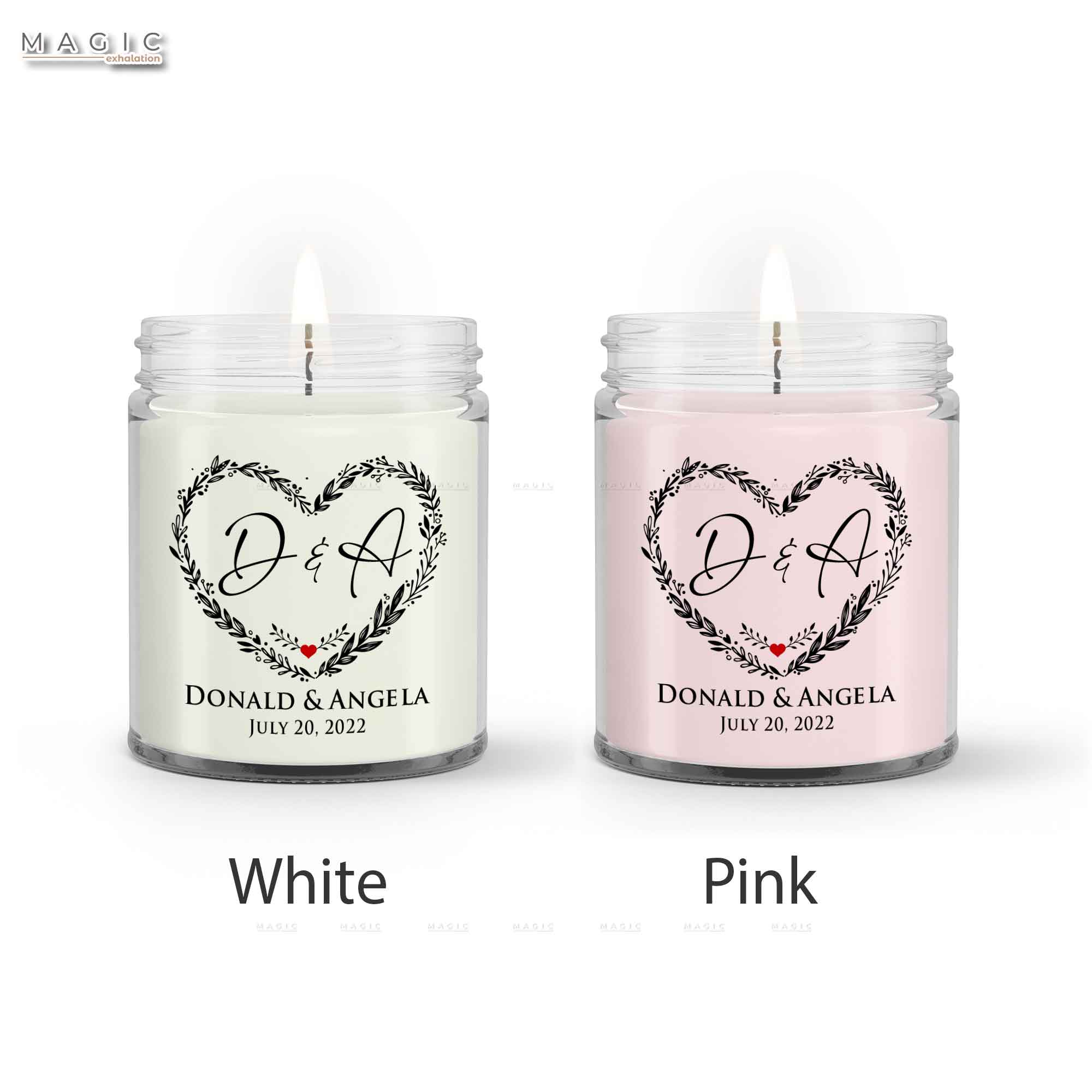 Valentine's Day Personalized Gifts for Him, Badass Bride Candle Bridal  Shower Gift, Personalized Wedding Candles Gifts From Bridesmaids - Magic  Exhalation