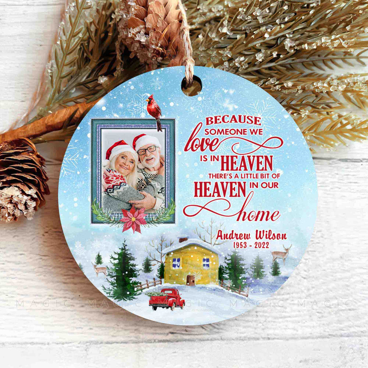 Bereavement Gift Ornaments To Remember Loved One, In Loving Memory ...