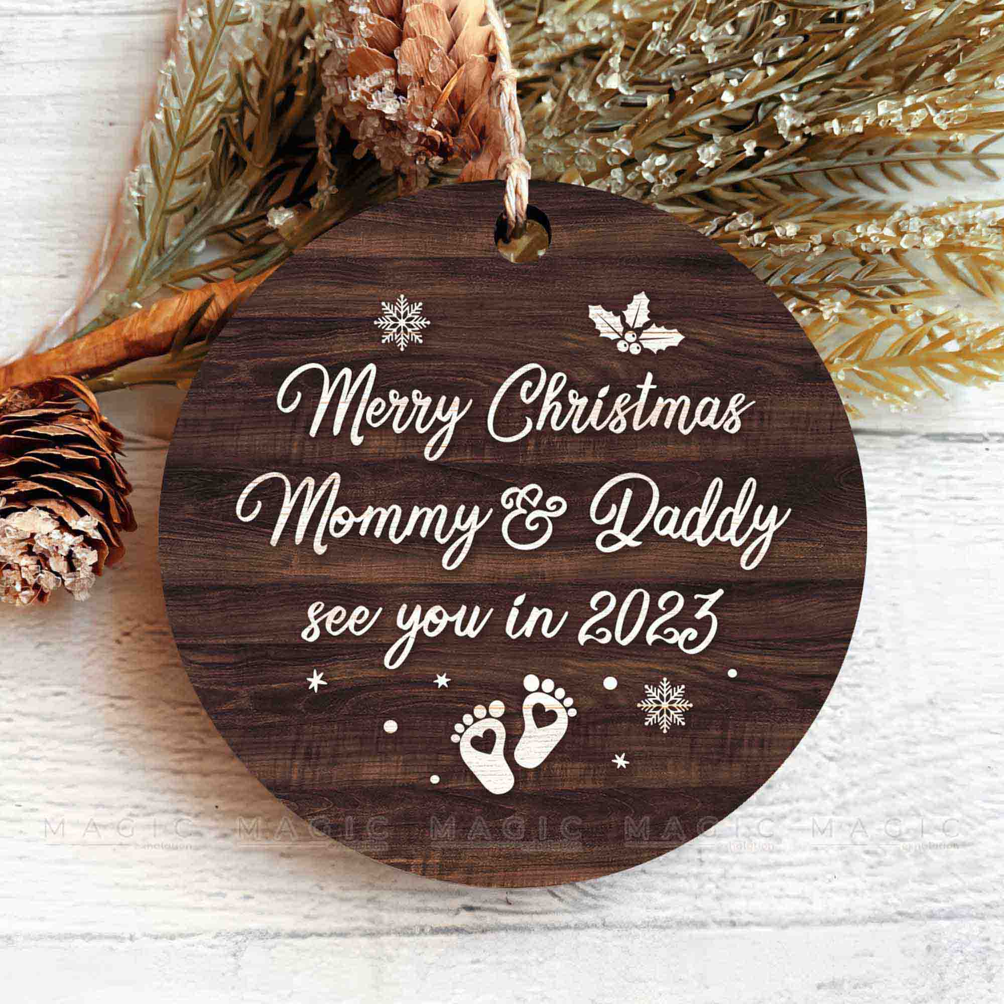 Personalized First Time Mom Christmas Gifts From the Bump Photo First  Christmas Ornament, Gift for Mom to Be, New Mom Gift, Expecting Mom 